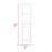 Linen Cabinet, Two Interior  Shelves, Two Open Shelves, Single Door-1399571623