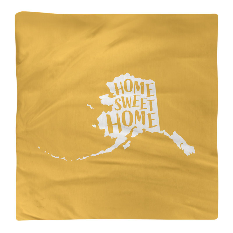 Cotton, Polyester Cities & Maps Square Napkin, Yellow, 10" W x 10" D, Polyester