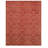 Corrigan Luxurious Red Hand Tufted Wool Ivory Contemporary Geometric Area Rug-18713915