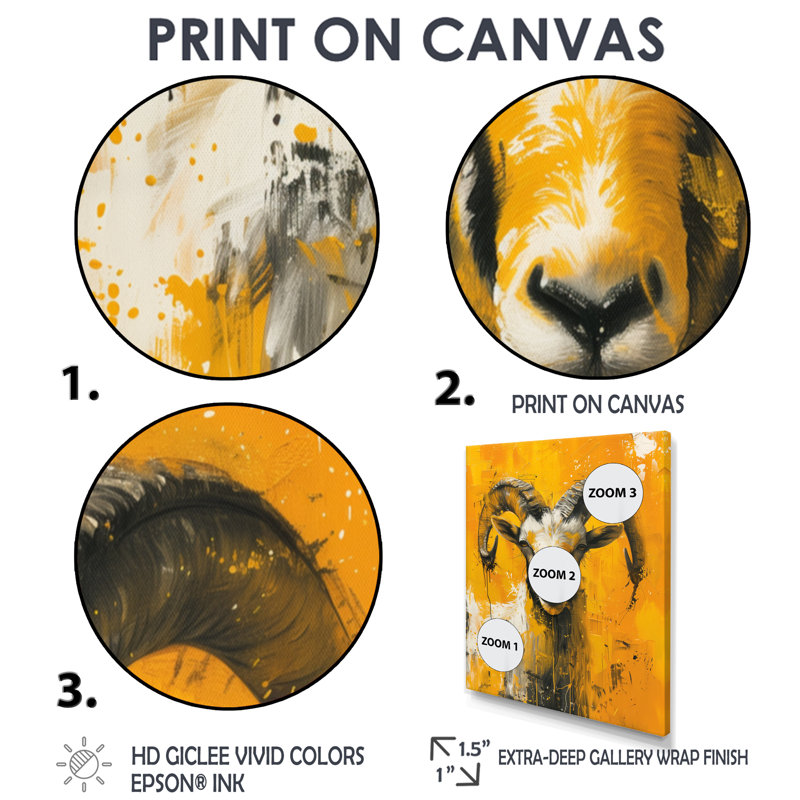 Impression d'art mural blanc, jaune, astrologie, création de soleil, Capricorne, H 40 po x l 30 po x P 1,5 po