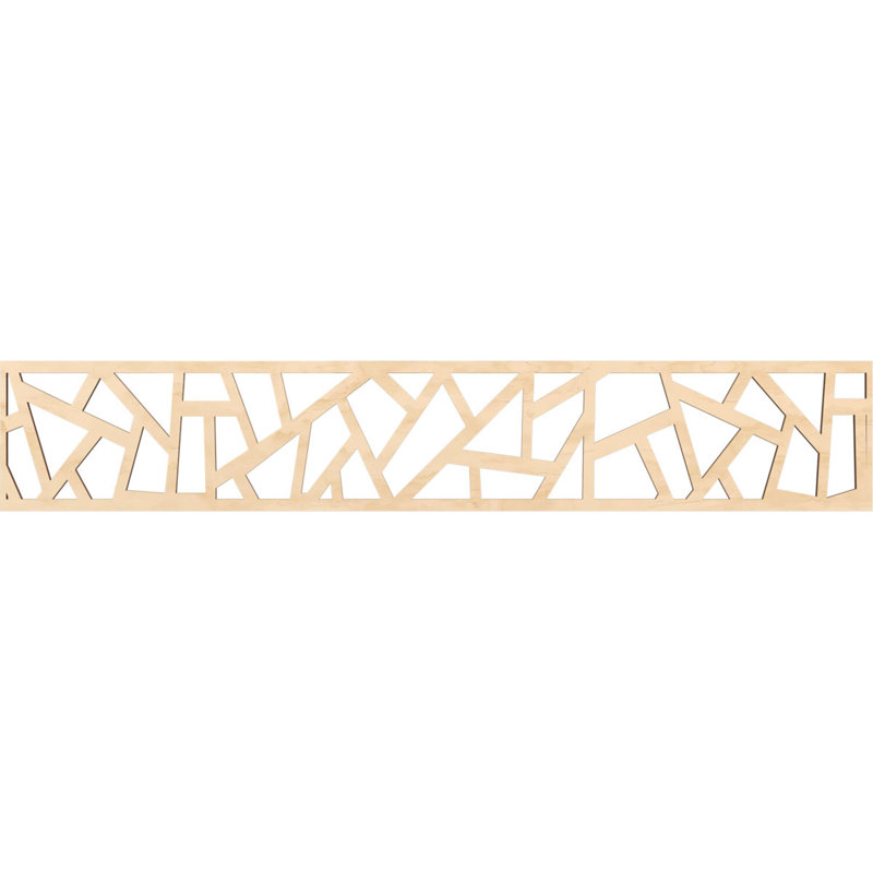 Moulure en bois Harrisburg, Bouleau, H 8 po x l 46,625 po x P 0,25 po