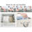 Storage Bins with Lids, Decorative Storage Boxes with Lid and Soft Rope Handles.3-Pack