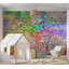 Murale pelez et collez - mur brique arc-en-ciel-1677853295