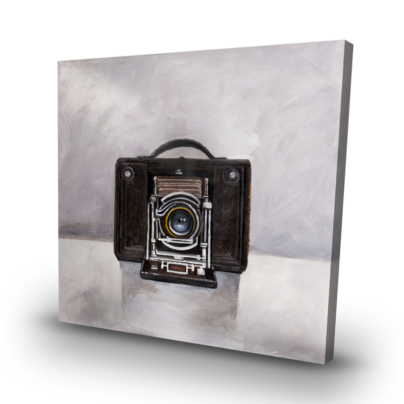 Old camera - 32"x32" art on canvas
