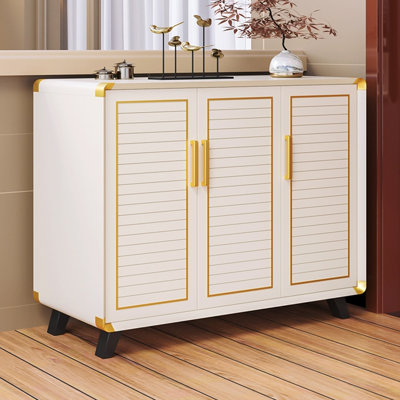 Beige Aluminium  Shoe Storage