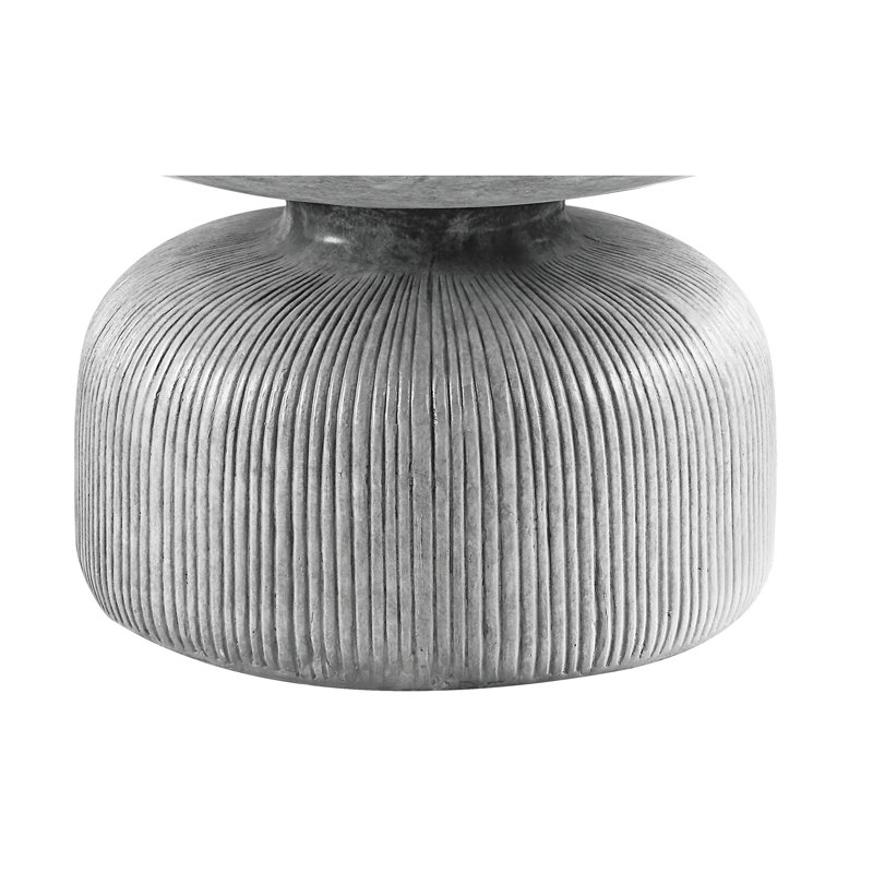 Buffet en ciment gris patiné avec plateau de 40 mm d'épaisseur, table de plage en béton naturel Buffet