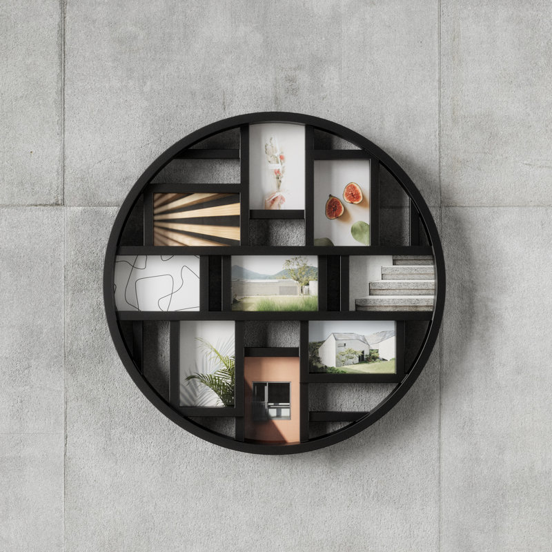Classic Black 9-Opening Collage Wall Frame 23" Display