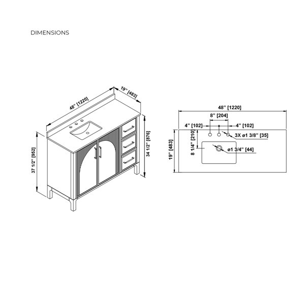Dimensions du produit