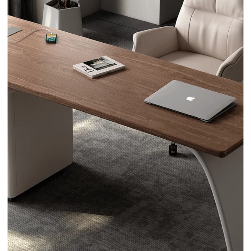 Cherronda L-Shaped Executive Desk