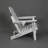 HDPE Folding Adirondack Chair With Dual Cup Holder-1592484834