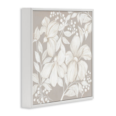 Botanical Symphony Neutrals, estampe numérique, design par Hannah Dawson