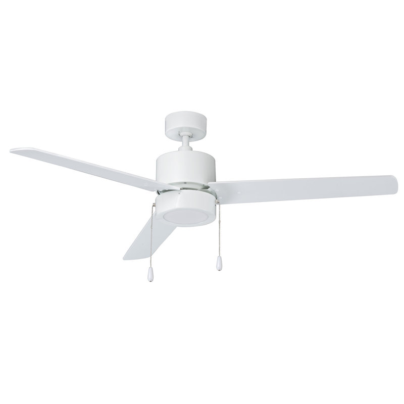 Ventilateur de plafond d'intérieur 3 pales Kammerer, Nickel brossé, 194, Nickel brossé