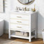 Meuble-lavabo simple avec plateau en céramique 30,22 po Waylynn-1953671224