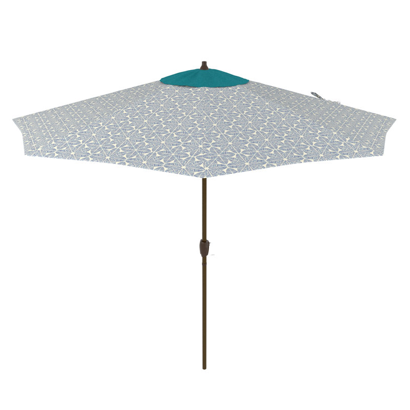 Parasol de marché 9 pi Tayyibah, Palmier azur - Pacifica Premium