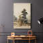 Paysage rétro X - galerie Cavas enveloppé-857900618