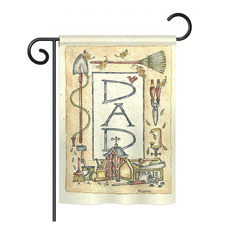 Drapeau de maison Ardzan Dad, H 18,5 po x l 13 po
