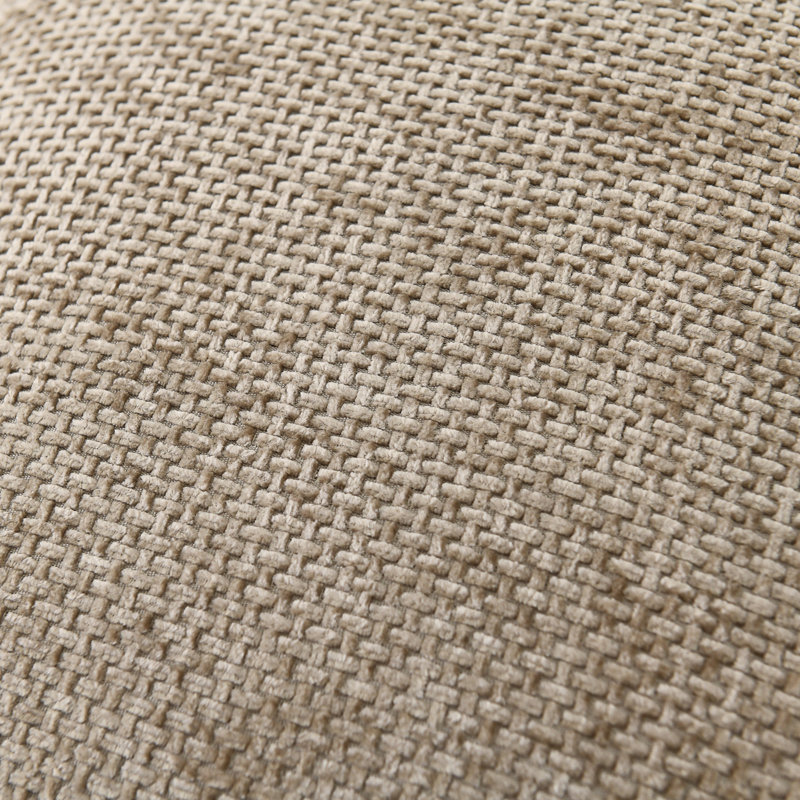 Farmhouse Pillow Covers Modern Farmhouse Square Textured Stitched Edge Throw Pillow Cover, Beige, Square 20"