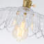 Luminaire suspendu élégant en verre pétale festonné 10 po Elegant-1024754525