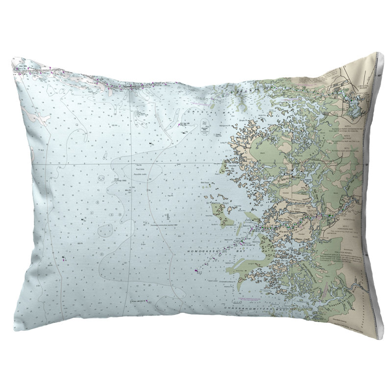 Outdoor Reversible Throw Pillow