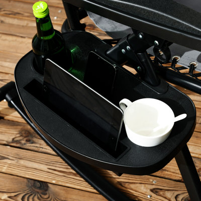 Chaises berçantes d'extérieur 2 pièces Outsunny