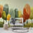 Whimsical Autumn Forest Wall Mural-795858013