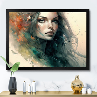 " Sensual Woman Impression Watercolor VI "