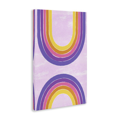 Art mauve arc-en-ciel mauve par Martina Pavlova
