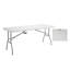 Table pliante en granit blanc Techni Home 6 pi avec poignée facile à transporter