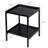 Living Room Black Side End Table