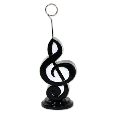 Porte-ballon/photo musical note