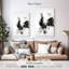 Coq Brampt noir et blanc-108380839