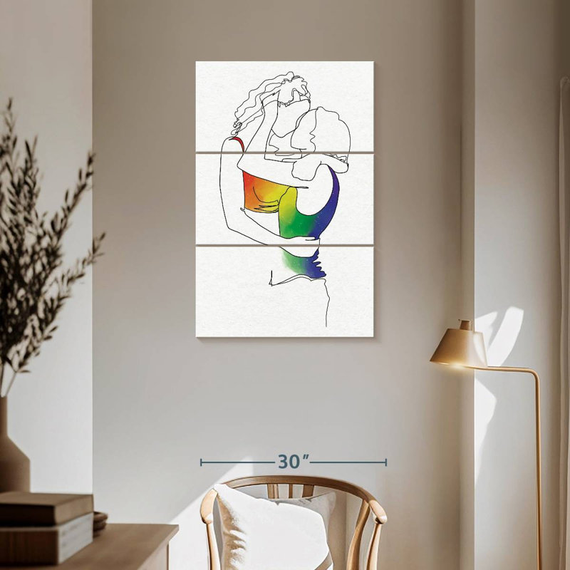 Lesbians In Love, 57" H x 36" W