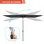 Parasol de 120 po Dorane-974435455