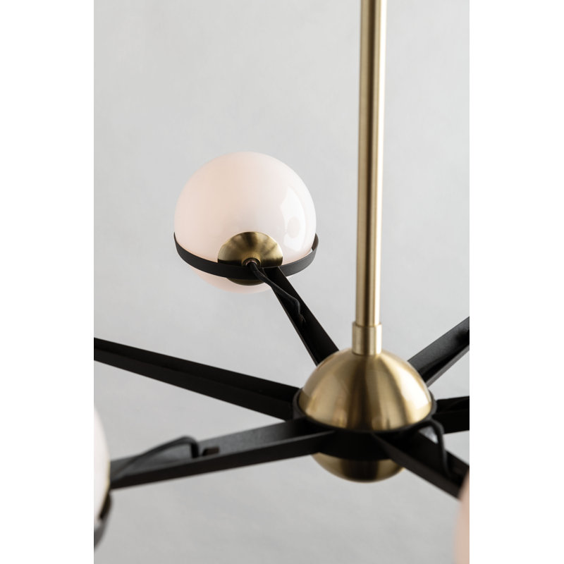 Lustre sphérique spoutnik 8 lumières Maily