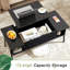 Table basse à plateau relevable avec compartiment caché et tablette de rangement pour la réception dans le salon-1749508251