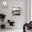 Art mural «Flowing Waves» par Notoriart, cadre flottant doré, 24 po x 24 po-312626635-306695559