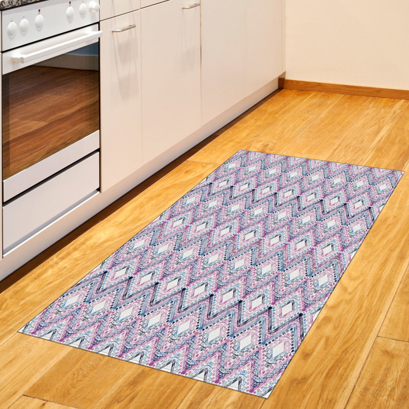 Paisley High Density Long Fiber Poly Threads Decorative Area Rug Carpet, Rectangle 2'7" x 5'