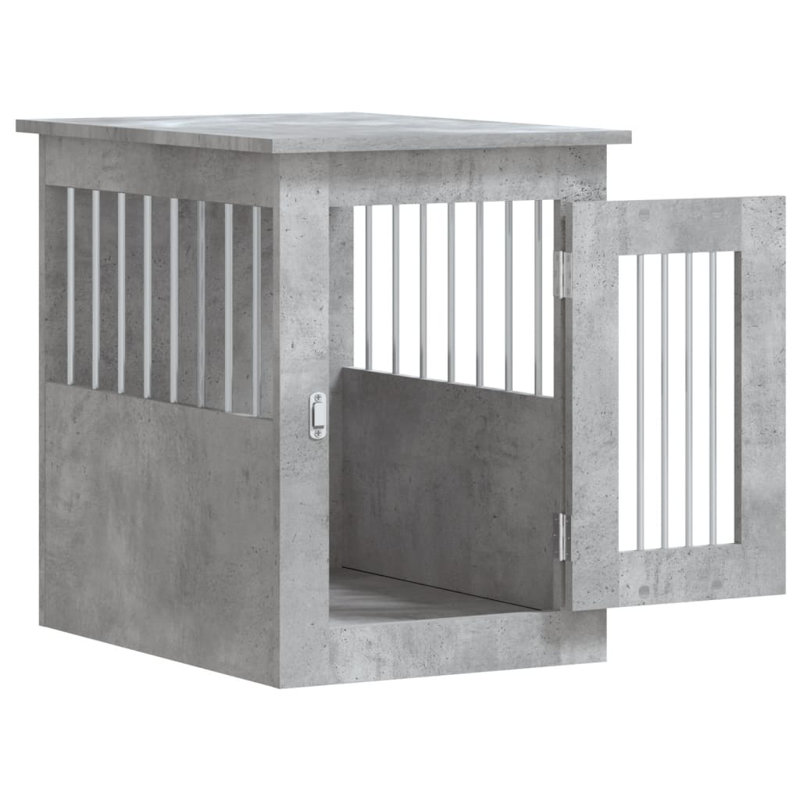 Pet Crate, Concrete Grey, 59cm H x 45cm W x 62cm D
