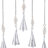 Decorative Shimmering Butterfly Hanging Bell Windchimes for Outdoor and Yard Decor - Garden Art Wind Chimes for Home and Patio Decor - 26", Silver