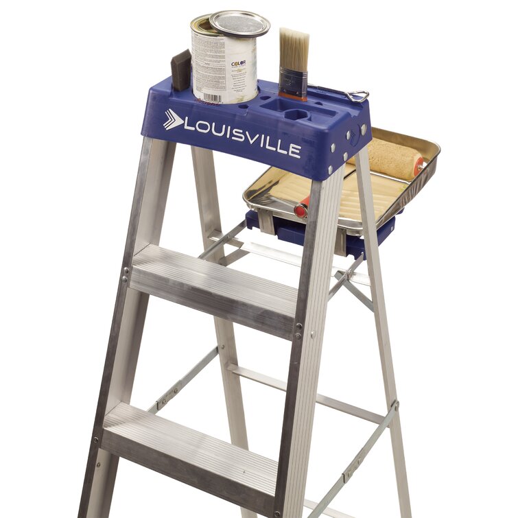 Louisville Ladder 8' Fiberglass Step Ladder, 250-lb Capacity, W-3118-08