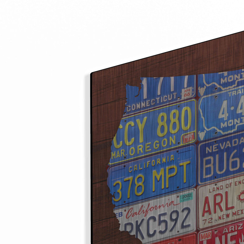 «USA Flag Map» par Design Turnpike, H 24 po x l 36 po
