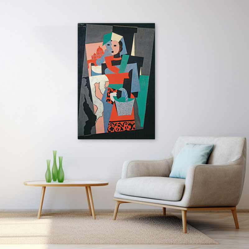 L’Italienne - Musée d'art abstrait, H 48 po x l 32 po