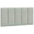 vidaXL Headboard Cushion Hanko Light Grey 152 cm Velvet-697694262-697694265