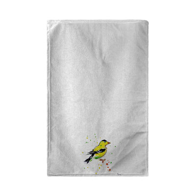 Serviette de thé un poisson rouge