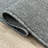 Custom Size Non Slip Solid Color Grey Low Pile Slip Resistant Hallway Runner Rugs by Feet