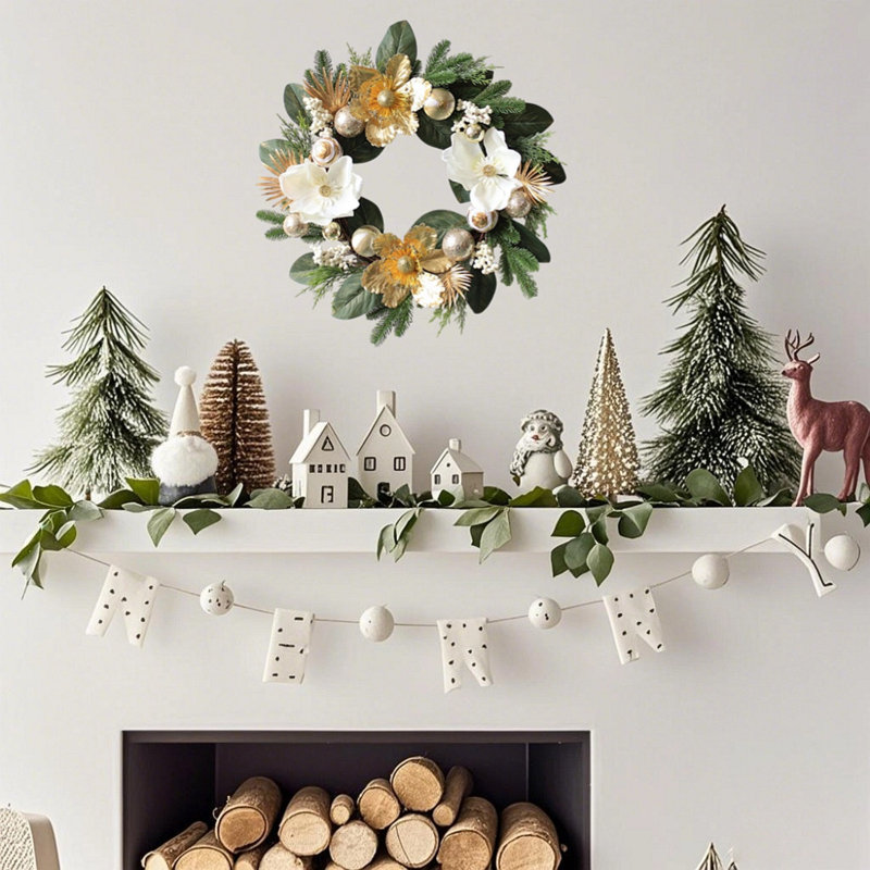 Couronne de porte 21,7 po Magnolia