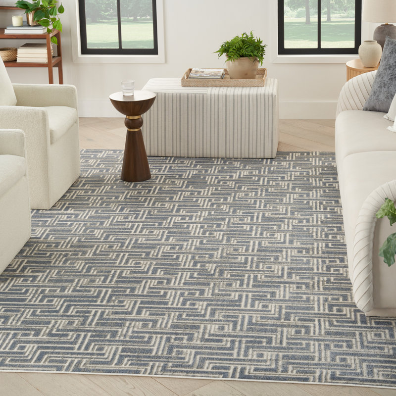 Gatze Geometric Indoor Rug, Rectangle 5'3" x 7'3"
