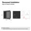 Armoire encastrée en métal 13,94 "x 13,94"-370033730
