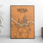 Seoul City Map - No Frame Print-1581829400