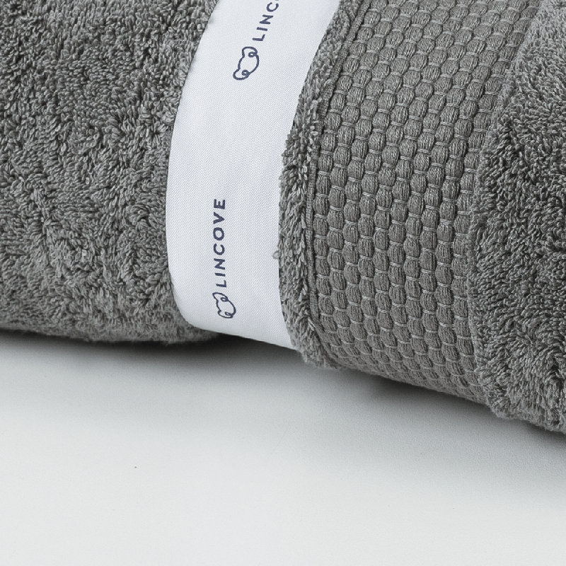 Lincove 100% Cotton Luxury Bath Towel  - Highly Absorbent & Eco-Friendly, Mist